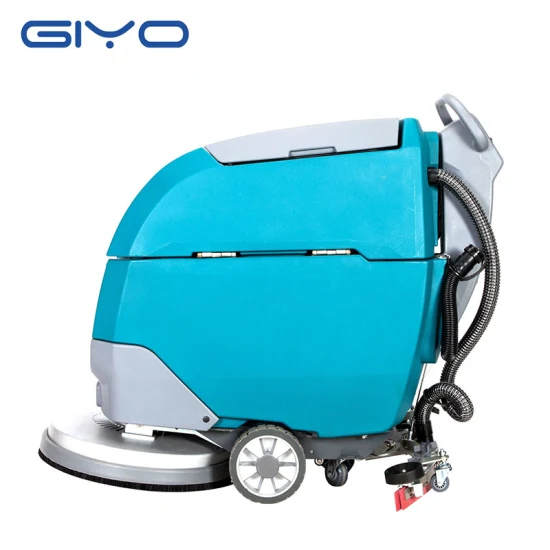 Industrial Battery Powered Cleaning Machine Single Disc Electric Walk Behind Floor Scrubber